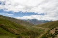 G318 Highway, Tibet, China Royalty Free Stock Photo